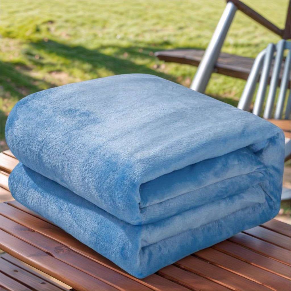 1ps Blanket Color Light Camel size 100x150cm