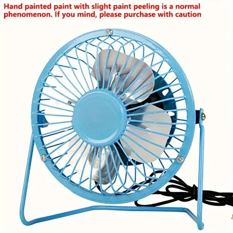 4-Inch USB Desktop Fan Black