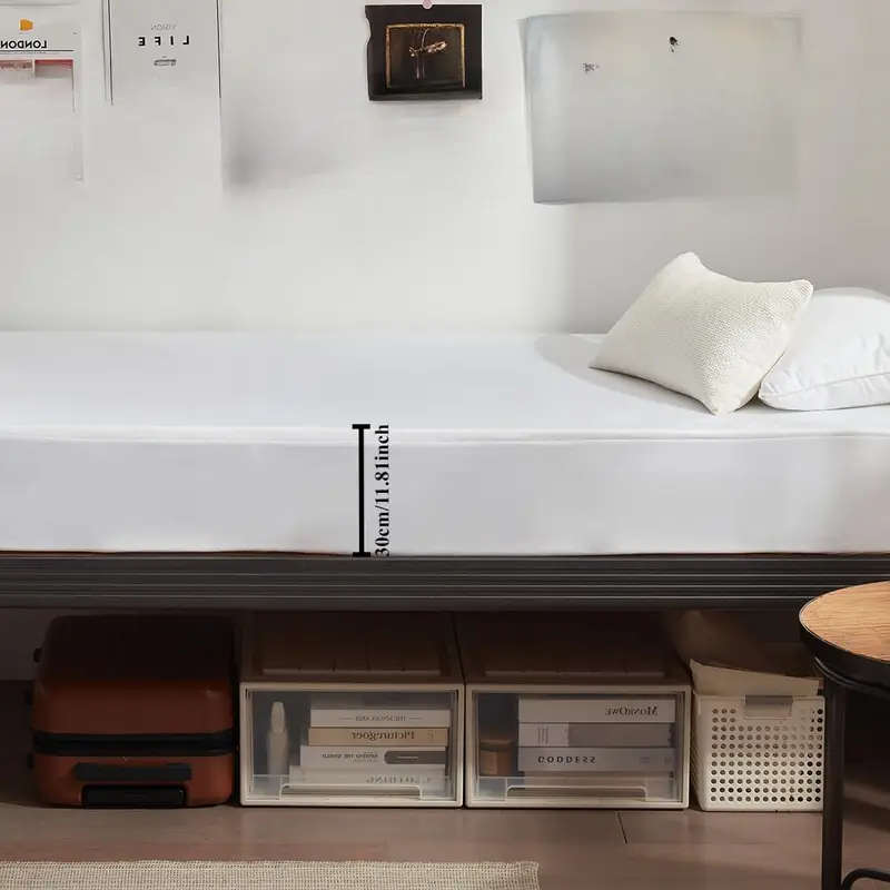 Waterproof Mattress Protector With Deep Pockets Breathable Noiseless Bed Cover 200x220cm