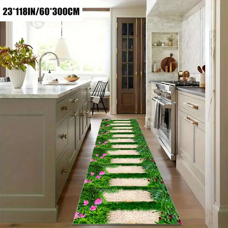 1Pc 23x118inch 60x300cm Floor Mat