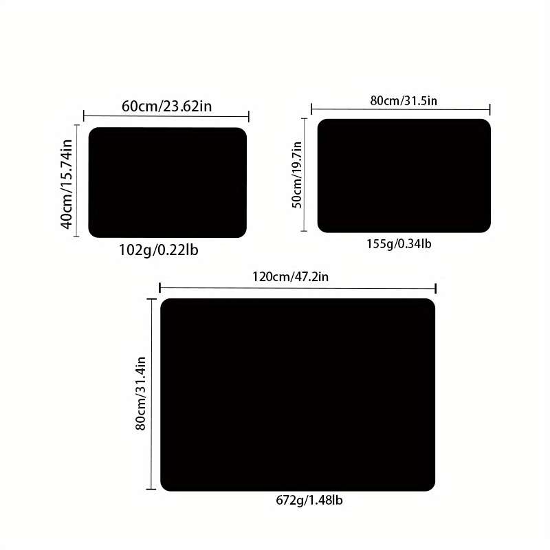 1Pc 80x120cm 31.49x47.24inch Floor Mat