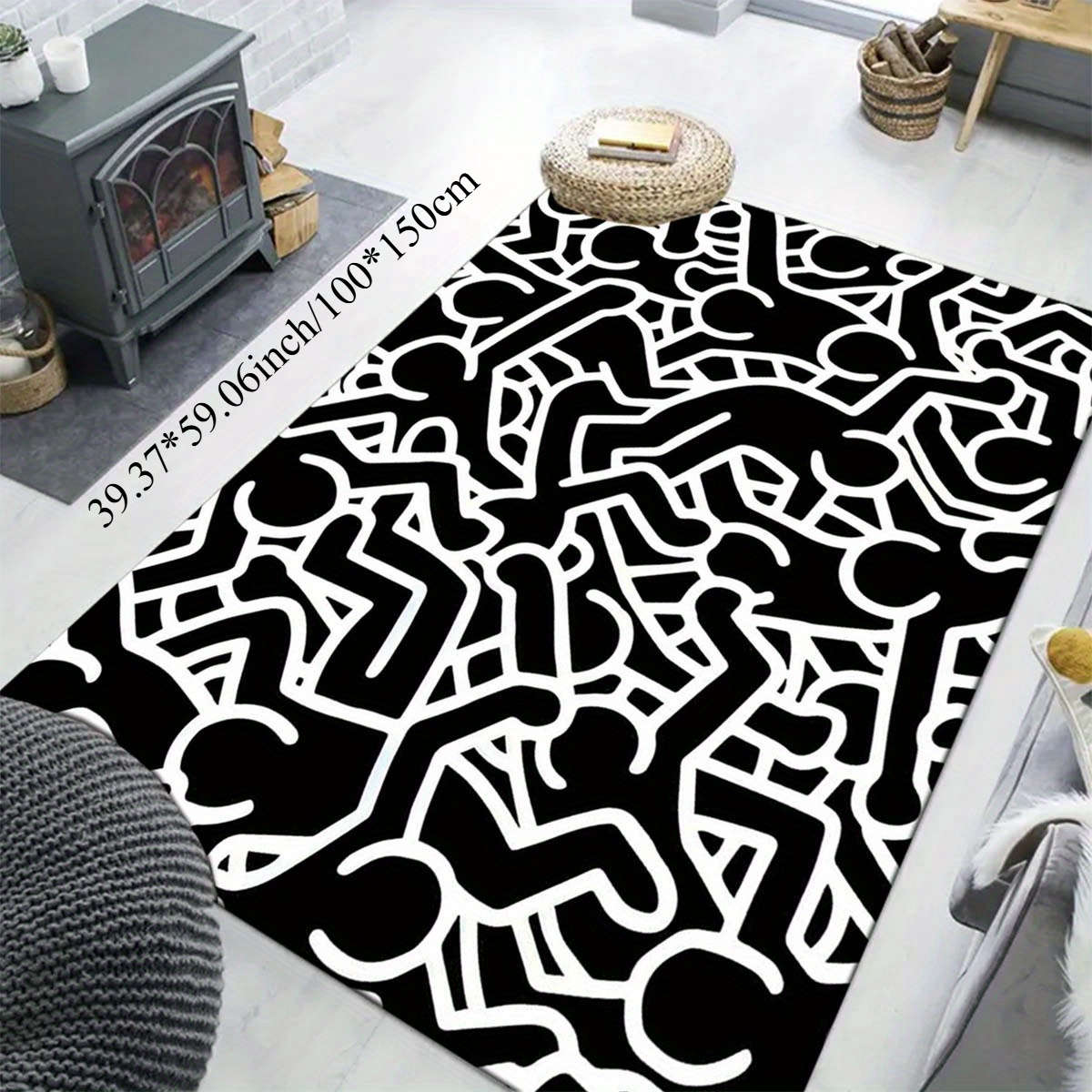 1Pc 31.49x47.24inch 80x120cm Floor Mat