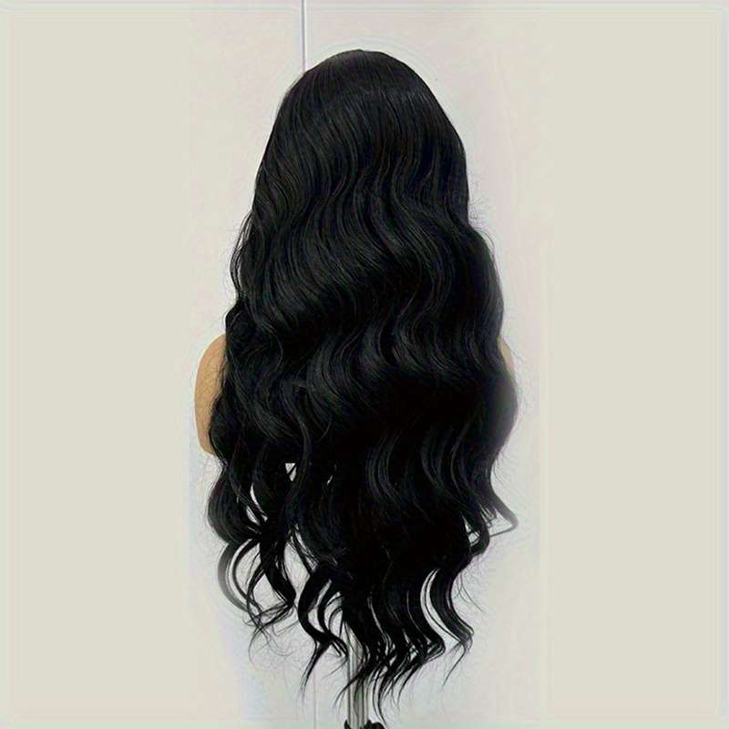 1Pc Black 66.04cm Fashion Design Wig