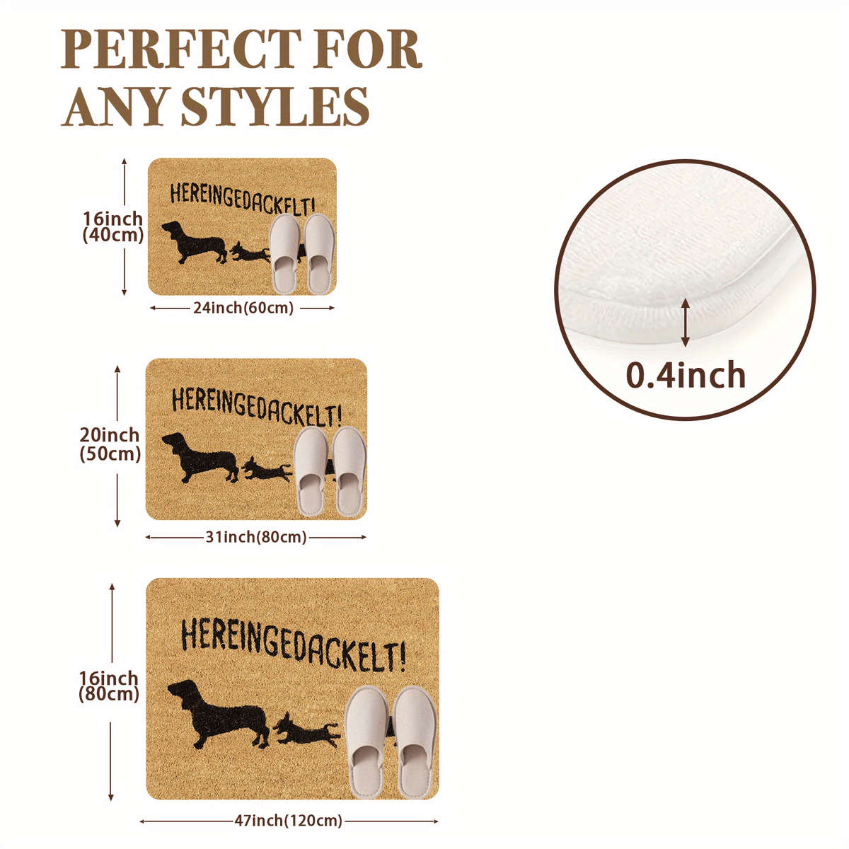 31.49x47.24inch 80x120cm Floor Mat