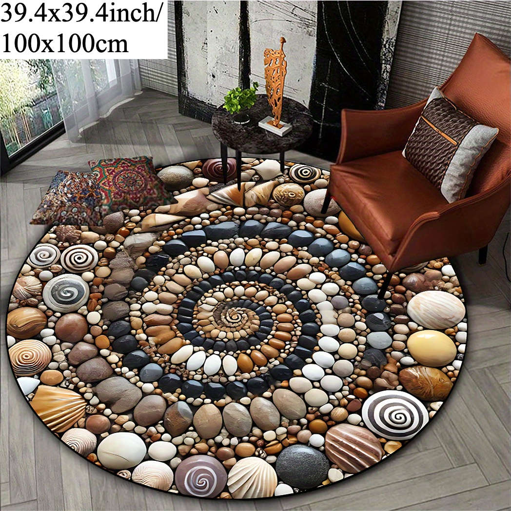 1Pc 39.4x39.4inch 100x100cm Floor Mat
