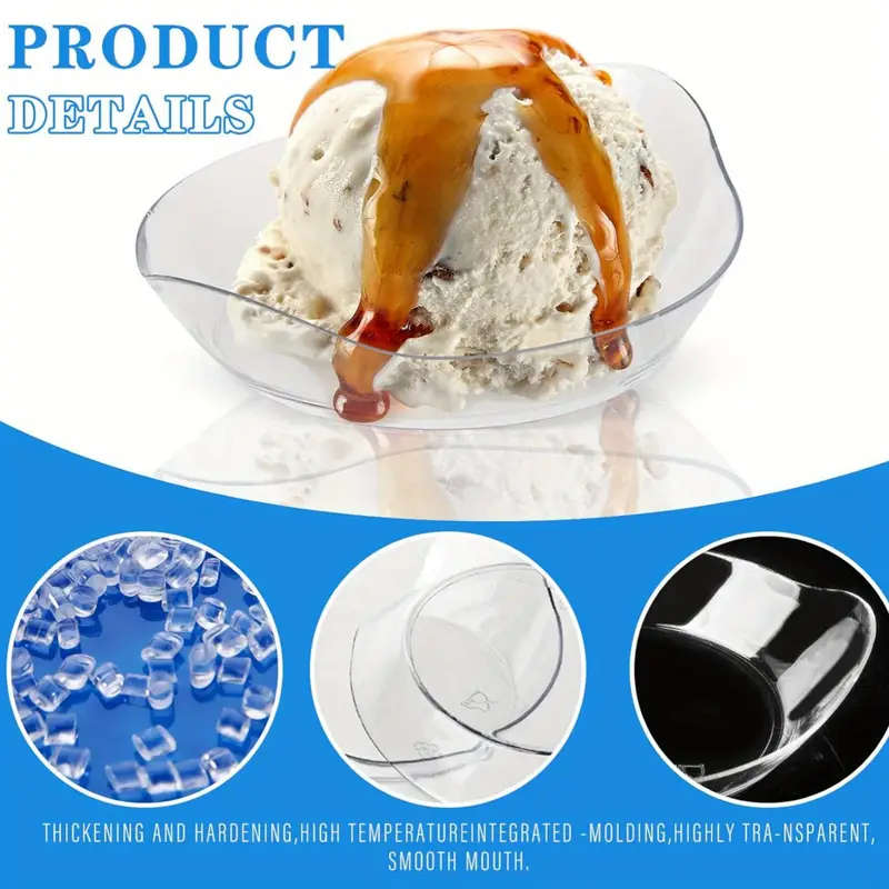 50-Piece Stackable Plastic Bowls