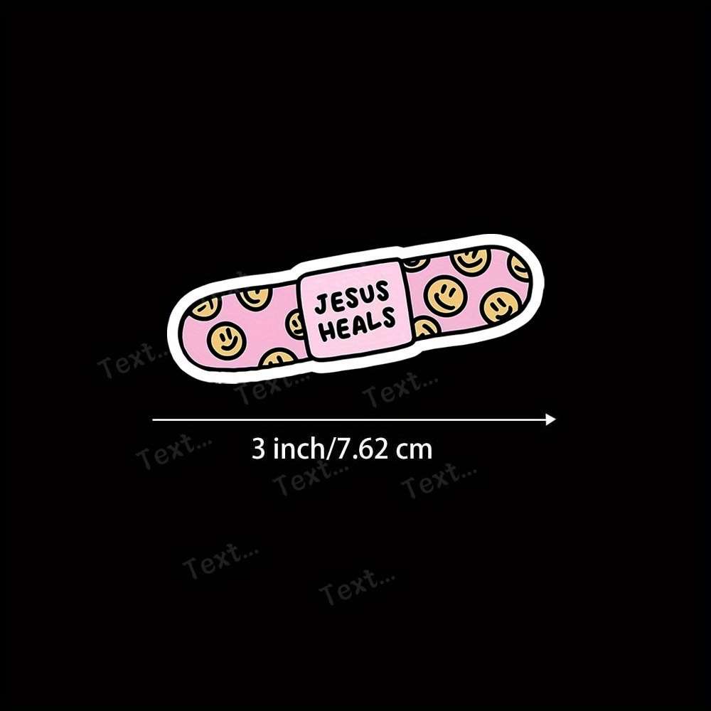 1pc 3inch  7.62cm Jesus Christian Themed Stickers