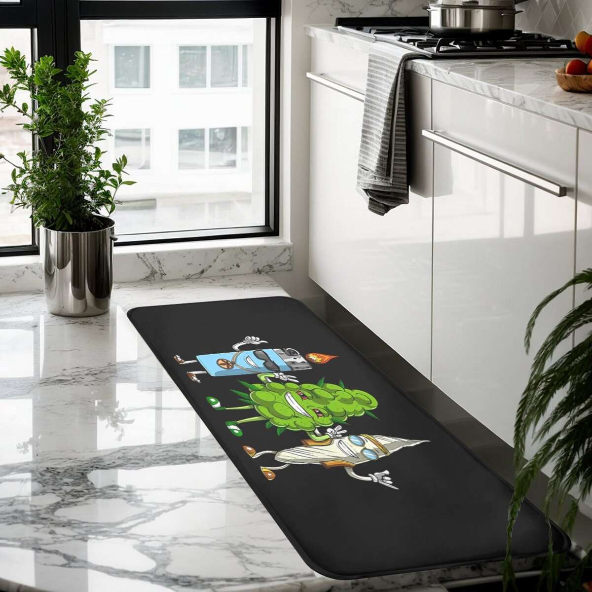 1Pc Art 40x120cm Floor Mat