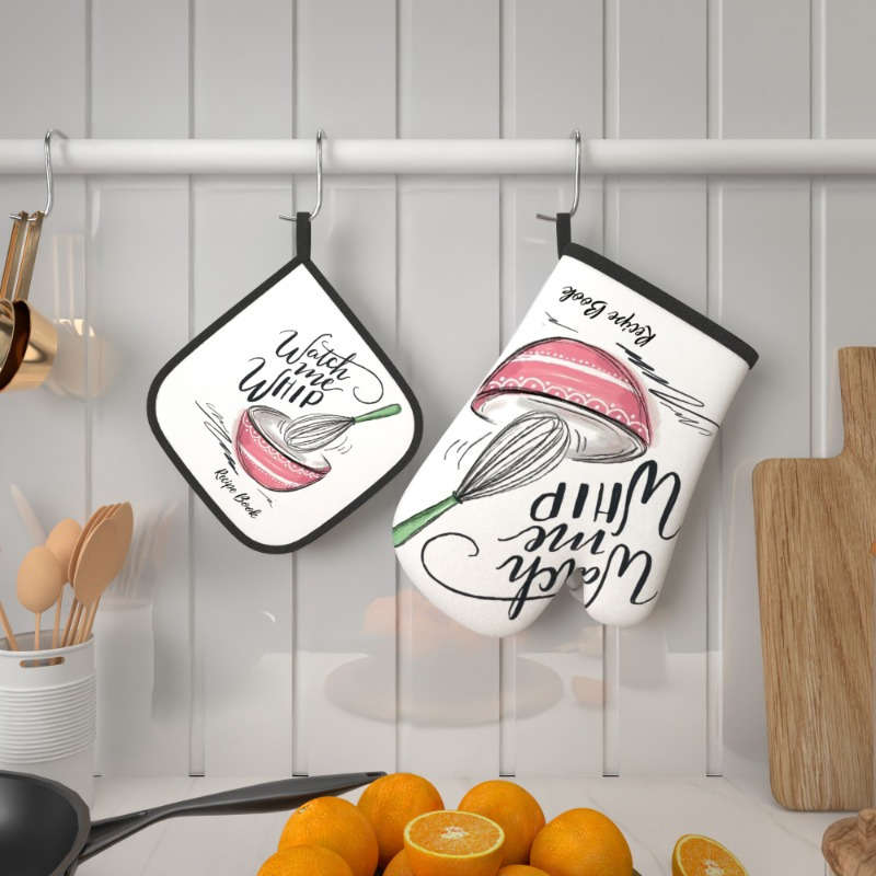 2Pack Heat Resistant Oven Mitts And Potholders