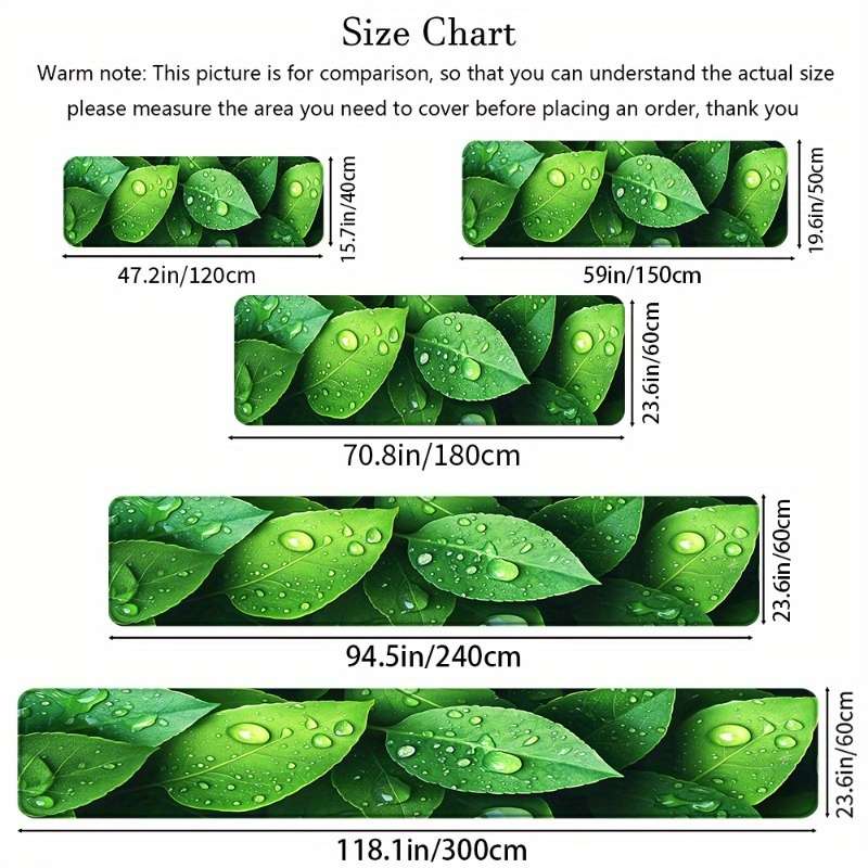 1Pc 24x71inch 60x180cm Floor Mat