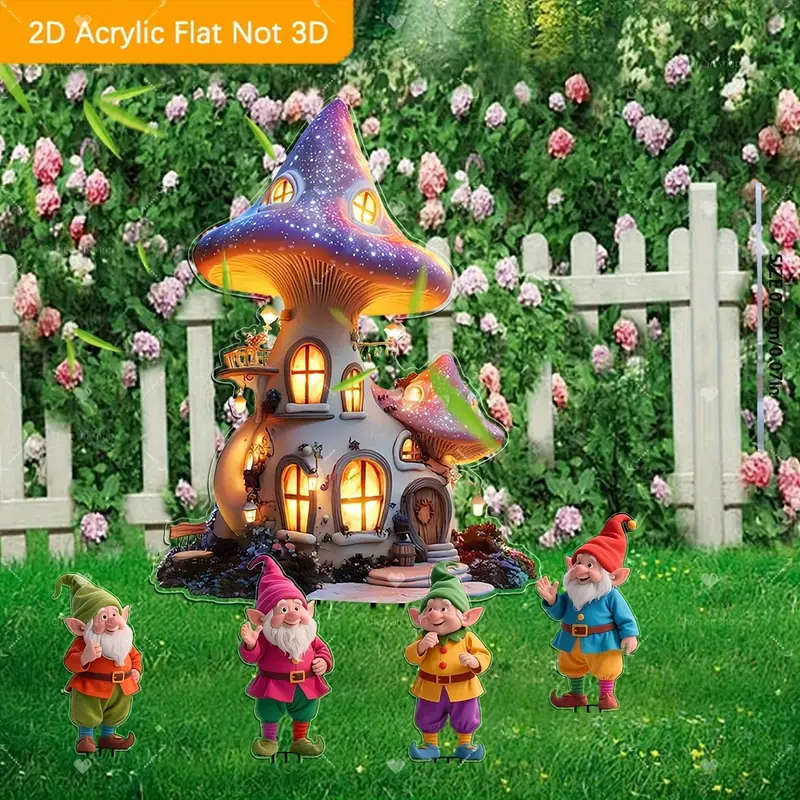 2D Bohemian Garden Decorations