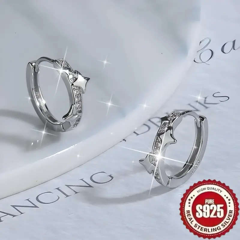 925 Sterling Silver Plated Bohemian Earrings