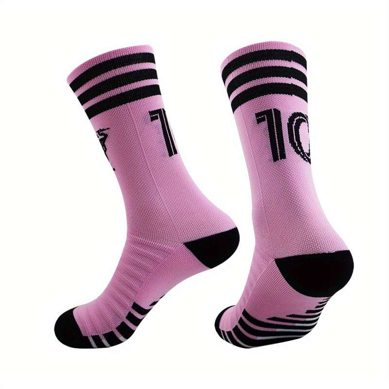 1 Pair White Red 7  Socks