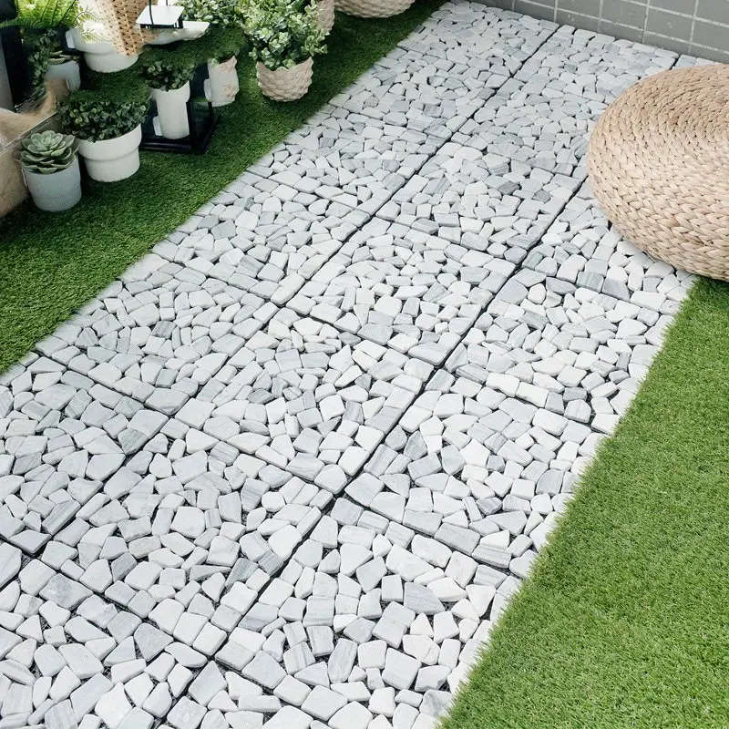 Outdoor Decking Interlocking Floating Panels