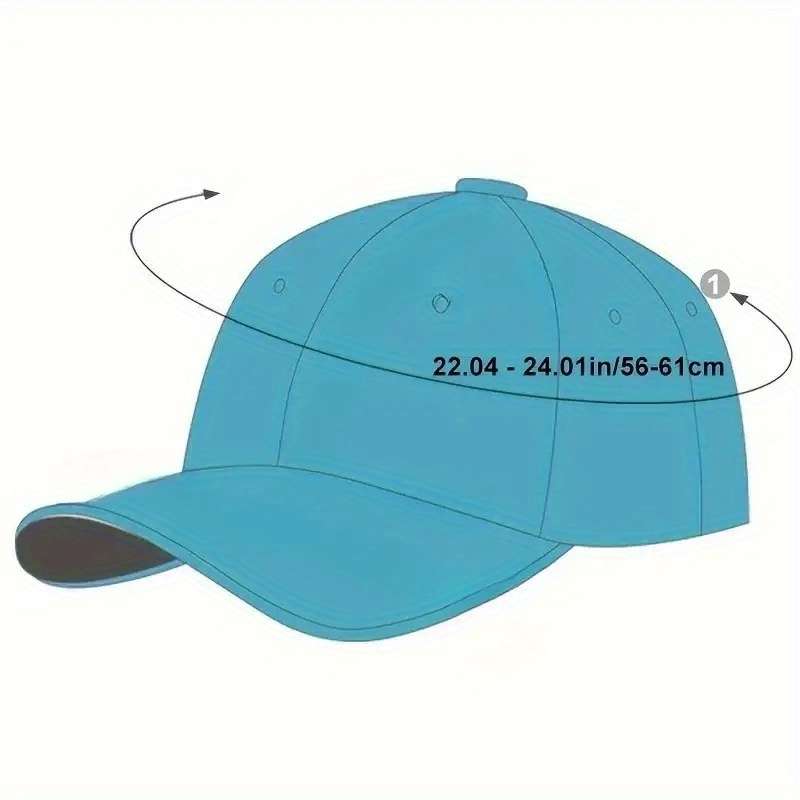 1pc Adjustable Women's NYC Baseball Cap Lightweight Breathable Polyester Sun Protection Hat with