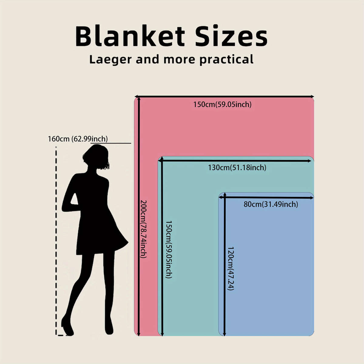 1ps Blanket Size 150X200Cm