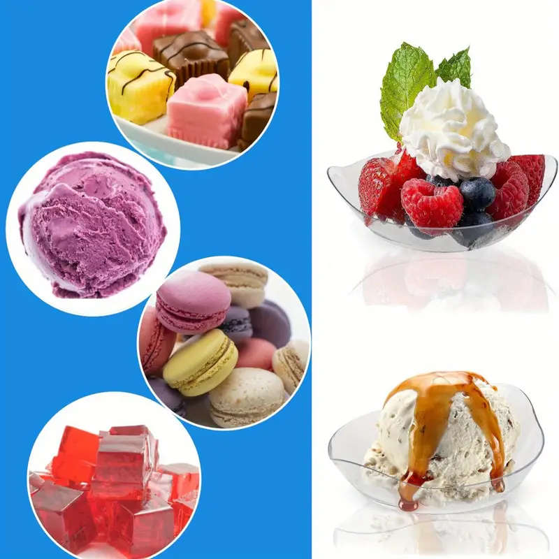 50-Piece Stackable Plastic Bowls