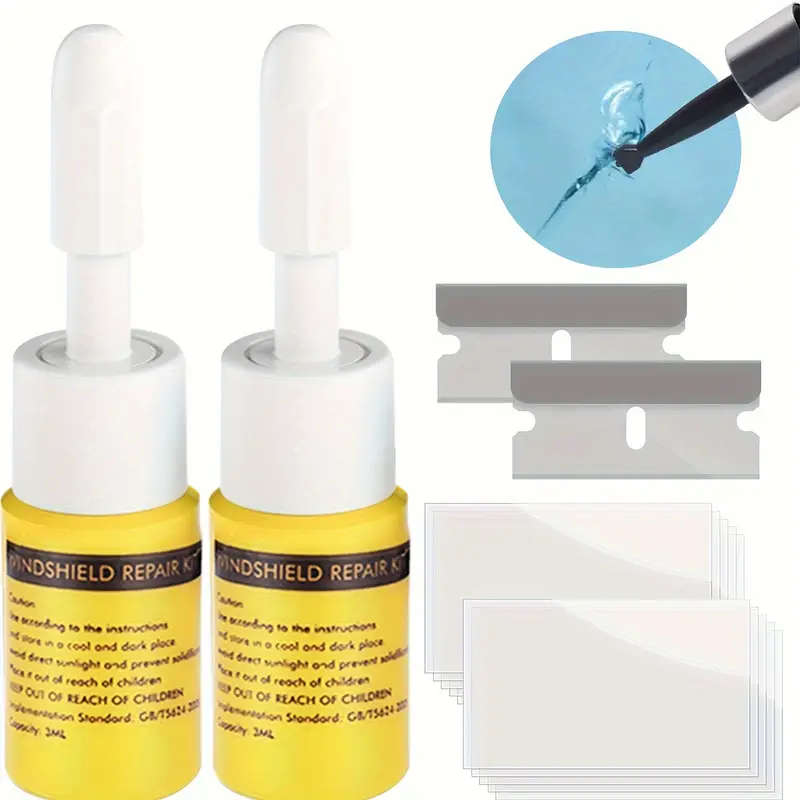 Glass Crack Vanishing Glue