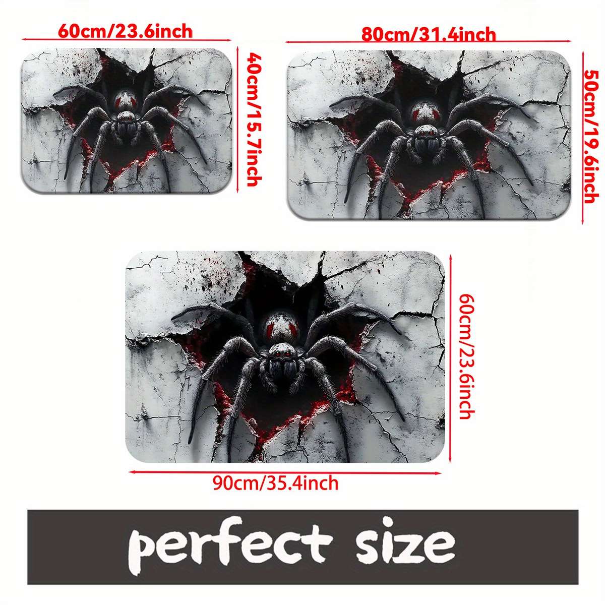 1Pc 15.75x23.62inch 40x60cm Floor Mat
