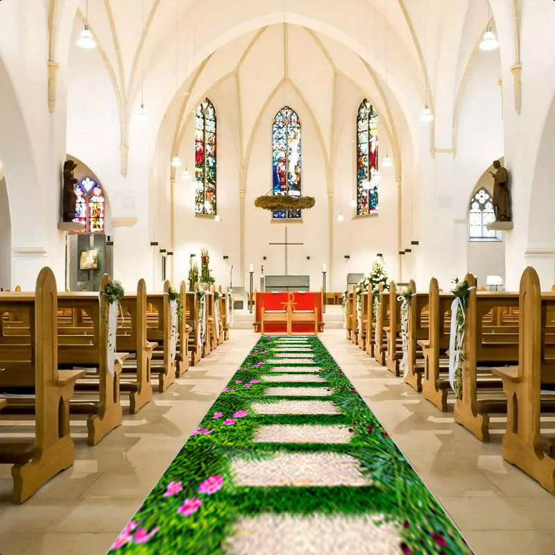 1Pc 23x118inch 60x300cm Floor Mat