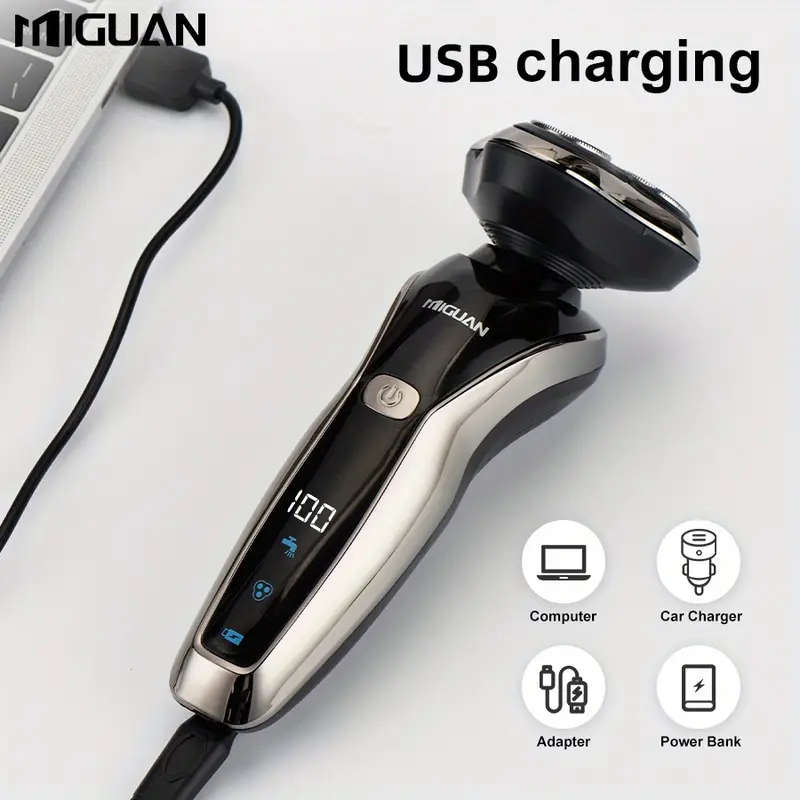 3 in 1 Men's Rechargeable Electric Shaver