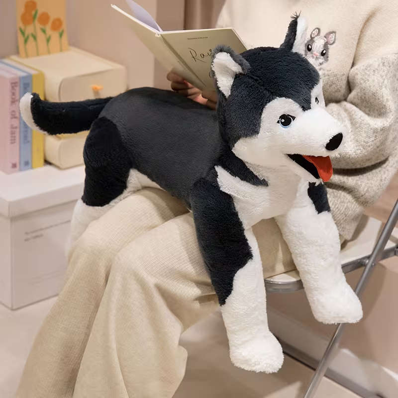 1 x Husky Dog Plush Toy