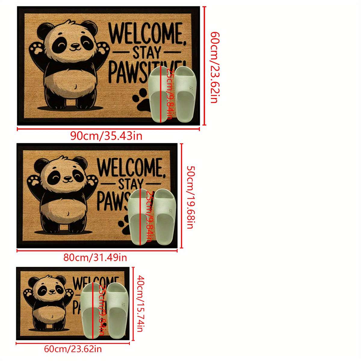 1Pc 40x60cm 15.74x23.62inch Floor Mat