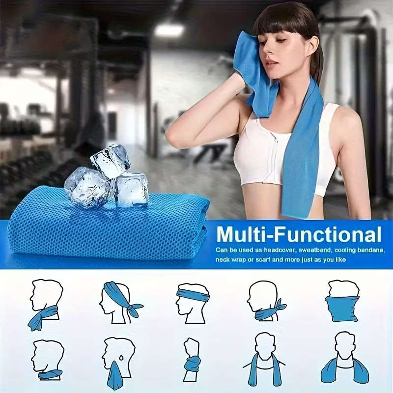 1pc Box Cooling Towel Green