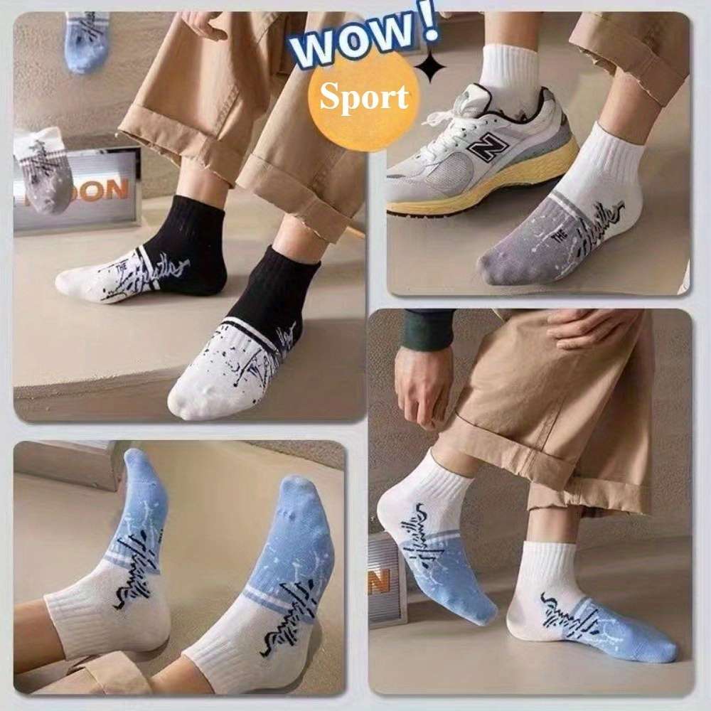 6 Pairs Of Random Mixed Colors One Size High Elastic Socks