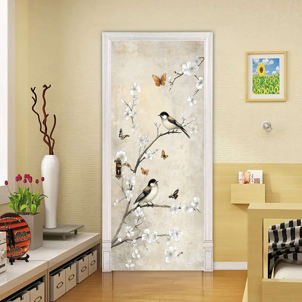 1Pc 76.96x199.9cm Door Window Sticker