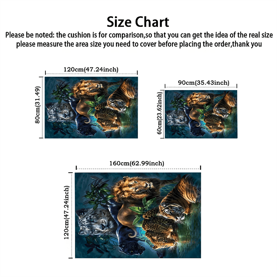 1Pc 23.62x35.43inch 60x90cm Floor Mat