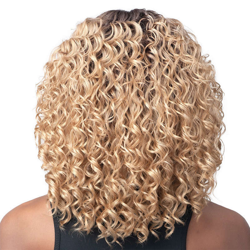 Mixed Color 40.64cm Fashion Design Wig