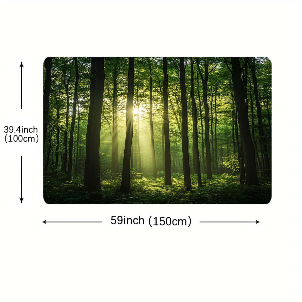 1Pc 120x160cm Floor Mat