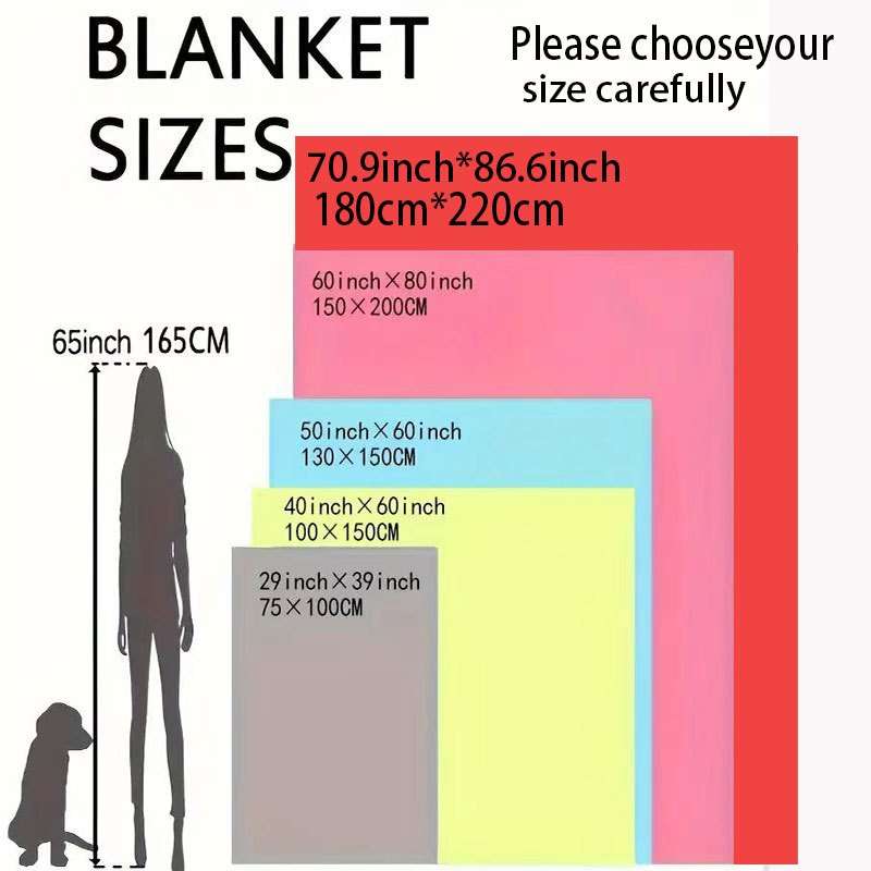 1ps Blanket Size 180Cmx220Cm