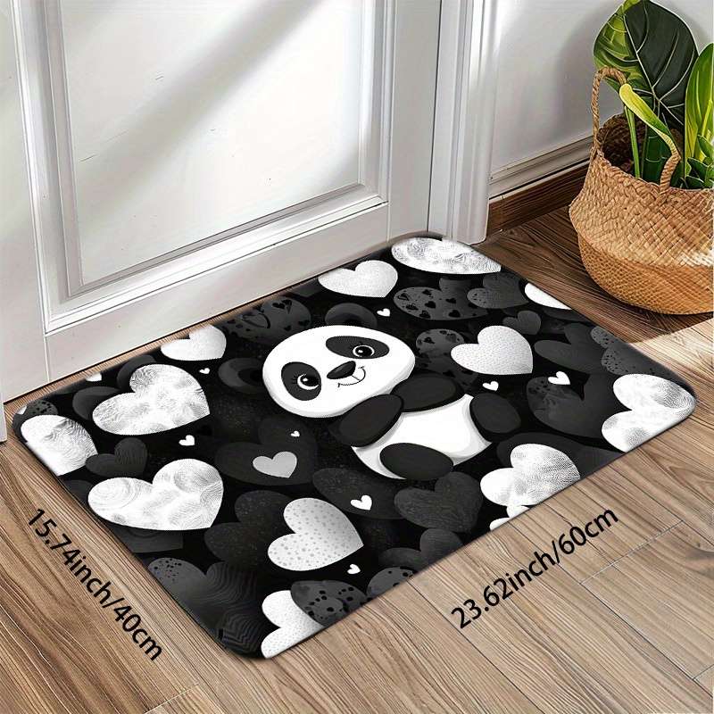 1Pc Black 19.69x31.49inch 50x80cm Floor Mat