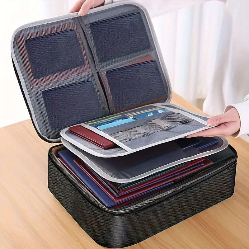 Durable Polyester Document Organizer Bag for Men  Women