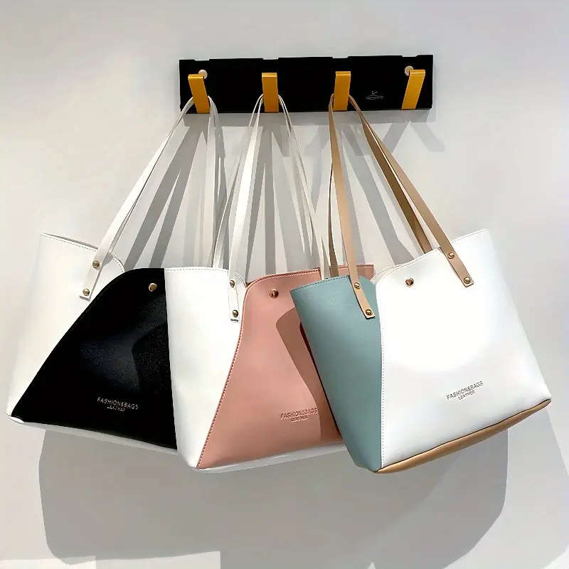 Fashionable Versatile Tote Bag - Bohemian Style Handbag, PU Material