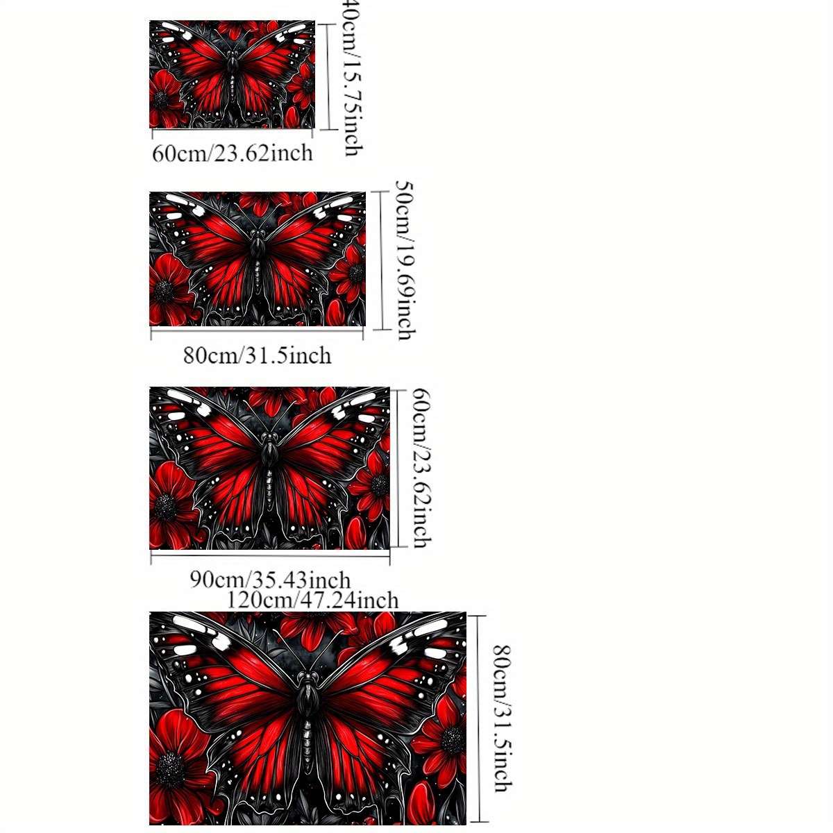 1Pc 60x90cm Floor Mat