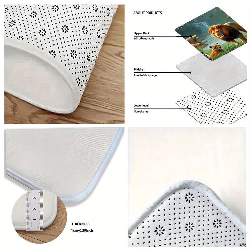 1Pc 15.7x23.6inch 40x60cm Floor Mat