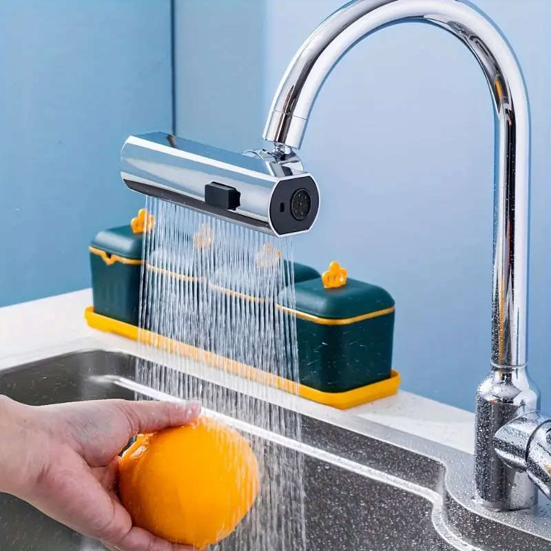 1pc Universal Multifunctional Faucet Adapter Versatile Design for Bathroom Washbasin Sink Durable