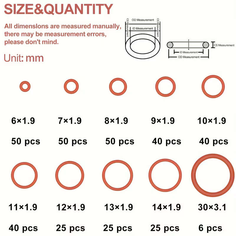 351 Silicone O-Ring Seals