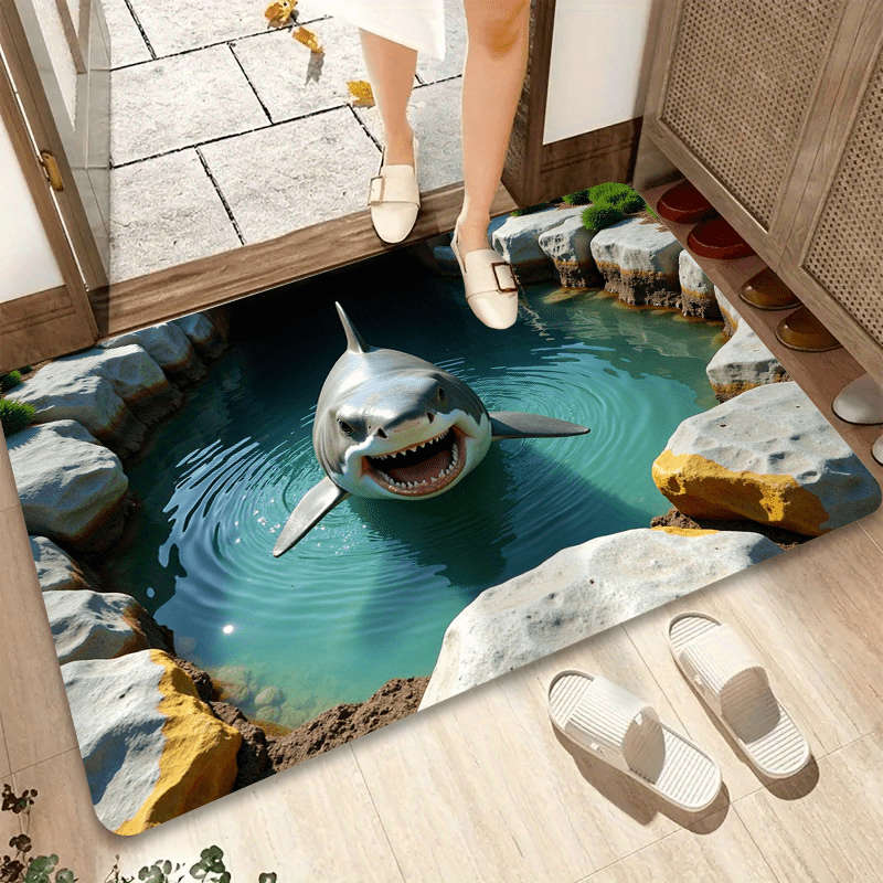 1Pc 15.75x23.62inch 40x60cm Floor Mat