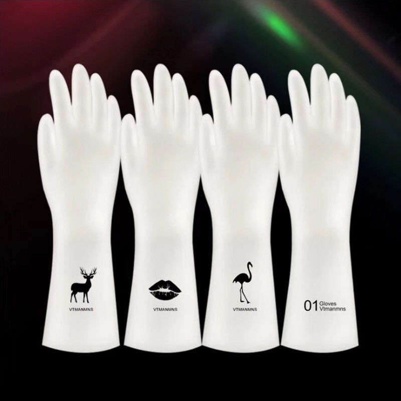 2 Pairs Deer Size M Household Cleaning Gloves