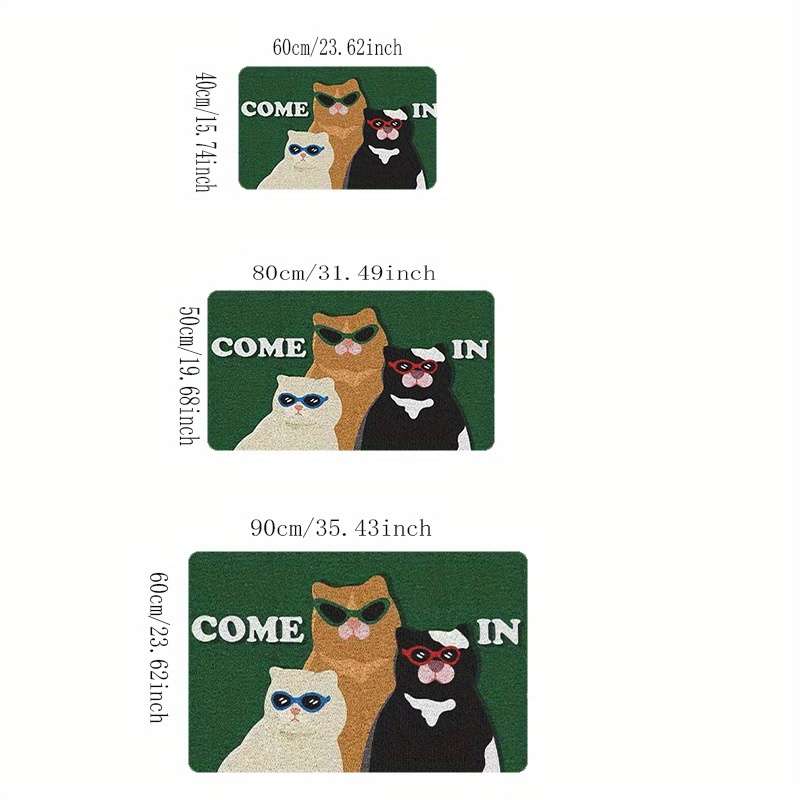 1Pc 60x90cm Floor Mat