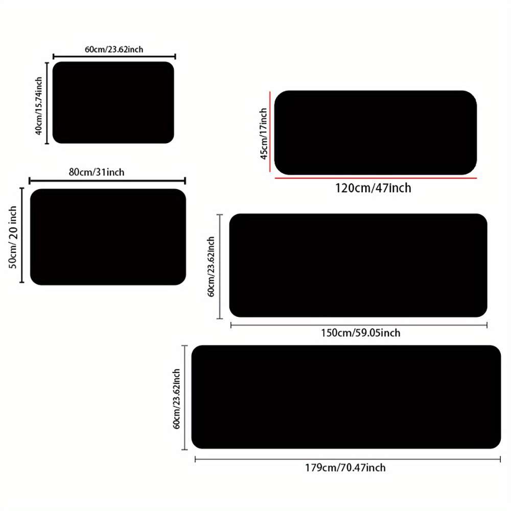 1Pc 45x120cm 17x47inch Floor Mat