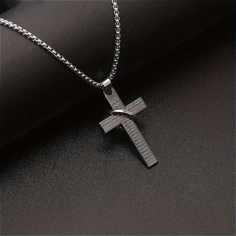 1 Piece Silvery Jesus Theme Pendant