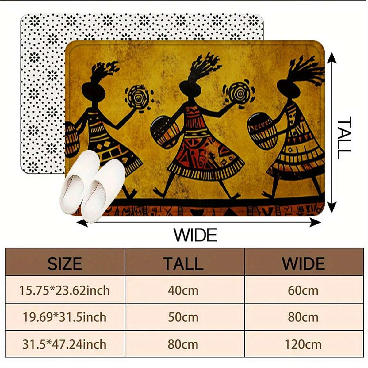 1Pc 40x60cm Floor Mat
