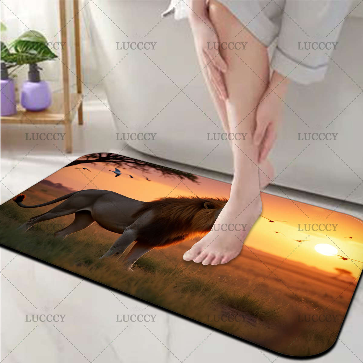 1Pc 17.72x47.24inch 45x120cm Floor Mat