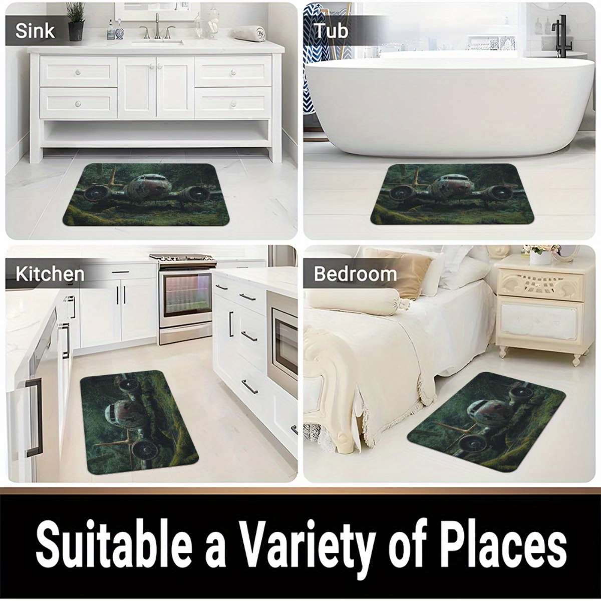 1Pc 60x90cm 23.6x35.4inch Floor Mat