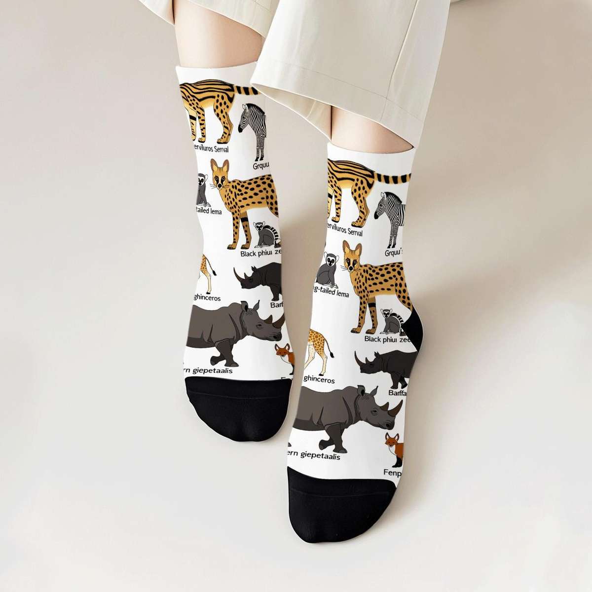 1 Pair Multicolor One Size Socks